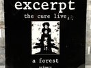 The Cure - Excerpt The Cure Live A Forest Primary Vinyl Record 1984