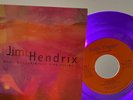 NM/NM • JIMI HENDRIX: dolly dagger/night bird flying Promo, Dark Purple Vinyl 45