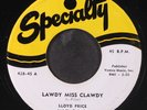 LLOYD PRICE: lawdy miss clawdy / mailman blues SPECIALTY 7