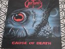 OBITUARY Cause Of Death LP 1990 ORIGINAL NEAR MINT INSERT DEATH METAL