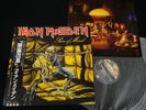 IRON MAIDEN - PIECE OF MIND - JAPAN VINYL LP OBI EMS-91057 EX-/EX-