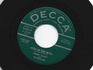 ROCKABILLY 45 - KIP TYLER w JIMMY DALEY - HOLE IN THE WALL -HEAR - 1958 DJ DECCA