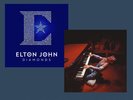 Elton John SIGNED ART CARD Diamonds 50th Anniversary Bundle