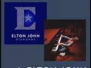Elton John Signed Diamonds Double LP Vinyl SIGNED ART CARD