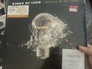 KINGS OF LEON BECAUSE OF THE TIMES Clear Smokey White VINYL LP New Shelf Wear
