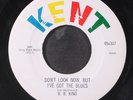 B.B. KING: don't look now, but i've got the blues / days of old KENT 7