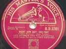 Leo Reisman - Night & Day ORIG UK HMV 1933 78 RPM  Fred Astaire