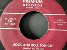 PREMIUM 334 BASHFUL VIC THOMAS ROCK AND ROLL TONIGHT
