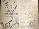 NINA SIMONE IN CONCERT AUTOGRAPHED /RECORD AS/IS CONDITION PHM 200 135