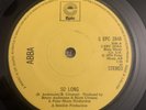 ABBA So Long Vinyl Record Single VG+