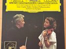ANNE-SOPHIE MUTTER violin concerto MOZART KARAJAN ED1 DGG **w/ AUTOGRAPH** MINT