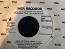 Conan The Barbarian PROMO 45 Basil Poledouris - Anvil Of Crom