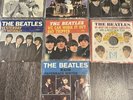 The Beatles 45 Picture Sleeve Vinyl Record Lot, Merry Christmas, Paperback, etc