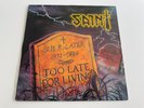 Saint Too Late For Living 1988 LP Private Hard Rock Heavy Metal Christian Pure