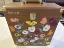 Taylor Swift Acoustic Piano Vinyl Case Brown Faux Leather Record Holder Flowers