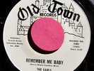 THE EARLS - Remember Me Baby / Amor - clean Promo 45 rpm - Old Town 1181 (1182)