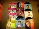 FOUR ELVIS PRESLEY 45 RPM RECORDS AND PICTURE SLEEVES 5 EMPTY PICTURE SLEEVES