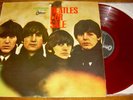 The BEATLES FOR SALE Japan RED colored vinyl Stereo LP Odeon OP-7179