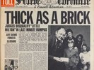 JETHRO TULL Thick As A Brick 1972 LP Cool Newspaper Themed Cover : VG/VG MS 2072
