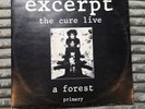 The Cure - Excerpt The Cure Live A Forest Primary Vinyl Record 1984