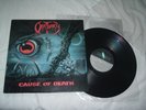 OBITUARY Cause Of Death '90 ORIGINAL RARE IMPORT 1st press LP