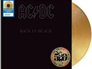 AC/DC Back In Black 50th Anniversary Vinyl Gold Color Record Walmart Exclusive