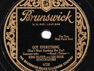 Brunswick #4028: King Oliver Dixie Sync.-Got Everything/Four Or Five Times V+/E-
