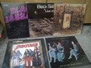 Black Sabbath 5 Vinyl LPs Sabotage Mob Rules Heaven Hell Master Of Reality Live