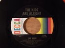 The Who The Kids Are Alright/A Legal Matter Mod, Beat, Garage 1966 Decca
