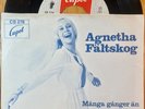 RARE 1971 SWEDEN AGNETHA FALTSKOG  PS SINGLE  MANGA GANGER AN   ( BEFORE ABBA  )