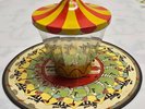Red Raven Magic Mirror + Animated 78 RPM Record – RARE Vintage Collectible