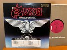 Saxon - Wheels Of Steel 1980 Original Vinyl LP -PROMO- METAL NEAR MINT VINYL