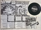 SUBHUMANS - RATS EP + INSERTS 1984 UK BLUURG LABEL PUNK