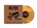 AC/DC For Those About to Rock 50th Anniversary Gold Vinyl LP Brand New Sealed