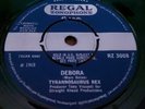 TYRANNOSAURUS REX  DEBORA  /  CHILD STAR  MARC BOLAN  UK REGAL ZONOPHONE 1968 EX