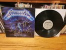 Autographed METALLICA Ride the Lightning LP James Cliff Kirk Lars Original 1986