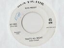 ELVIS PRESLEY That's All Right / Blue Moon Of Kentucky  45 RECORD RARE DJ PROMO