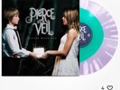 PIERCE THE VEIL Selfish Machines Green in Clear Color w Vanilla Splatter /1000