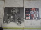 Motley Crue Too Fast For Love 82 B&W Lyric Insert, Theatre of Pain 85 Merch Shee