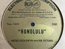 1939 MGM LEO IS ON THE AIR HONOLULU MOVIE PREVIEW RADIO TRANSCRIPTION DISC