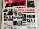 GUNS N ROSES  Original 1988 US GN'R LIES VINYL LP  Banned cover VG/VG+