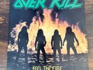 OVERKILL - FEEL THE FIRE 12” LP orig anthrax  megaforce metal metallica slayer