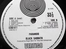BLACK SABBATH   PARANOID ** 1970 UK 2nd Swirl LP