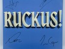 NEW Movements SIGNED RUCKUS  Blue White Swirl Vinyl AUTOGRAPHED JACKET LP Record