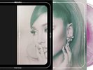 Ariana Grande - Positions - Pink Periwinkle Clear Swirl Vinyl - LP