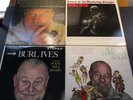 4 Burl Ives LP lot, Christmas Album,The Times They,Wayfaring Stranger,Funny Way
