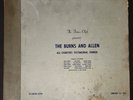 FRIARS CLUB BURNS & ALLEN CHARITY ROAST (1955) 3-Record 78rpm All-Star Album