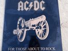 AC/DC For Those About To Rock Rare Vinyl Album Black And Gold 1981 LP