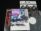 GIRL SCHOOL - HIT AND RUN - JAPAN VINYL LP OBI VIP-6779