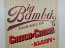 CHEECH & CHONG Big Bambu SP77014 LP Vinyl VG+ Cvr VG+ Unipak Rolling Paper 1972